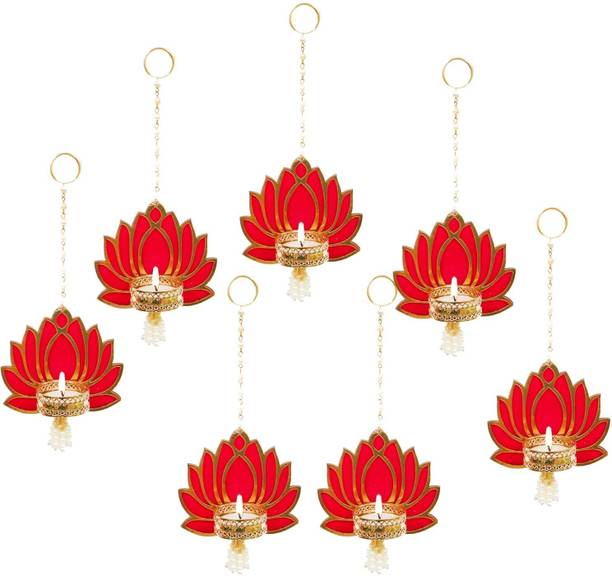 Jaipur Ace Decorative Diwali Tealight Diya Resin 6 - Cup Tealight Holder
