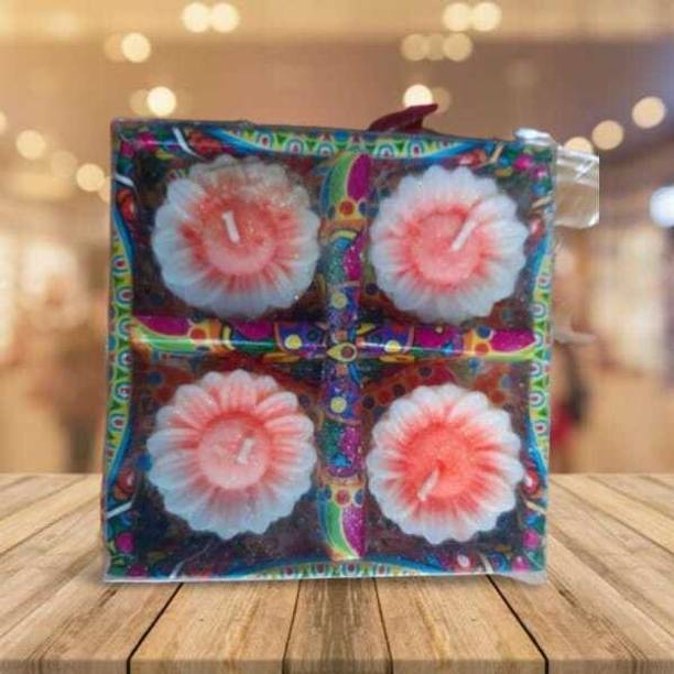 TOOLMATCH MOONLIGHT Flower Shaped Floating Candles Set of 4 PCS Candle