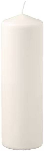 IKEA Unscented pillar candle, natural, 23 cm (9 ") Candle