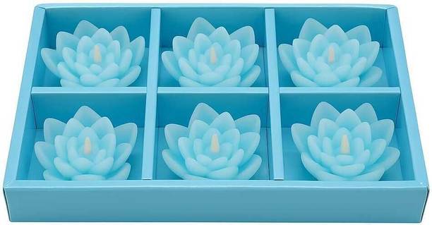 GJSENTERPRISE Flower shape Lotus candles Lights diya for home decoration Candle