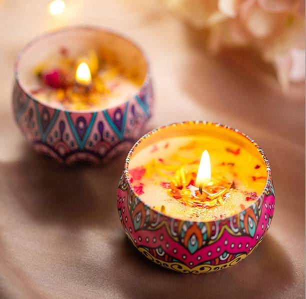 Murlin Printed Tin Jar Scented Candle