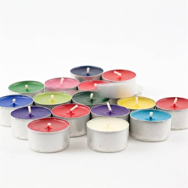 pleasing forest AN_(A_325)_Tealight_Multicolor_Pack Of -50 Candle