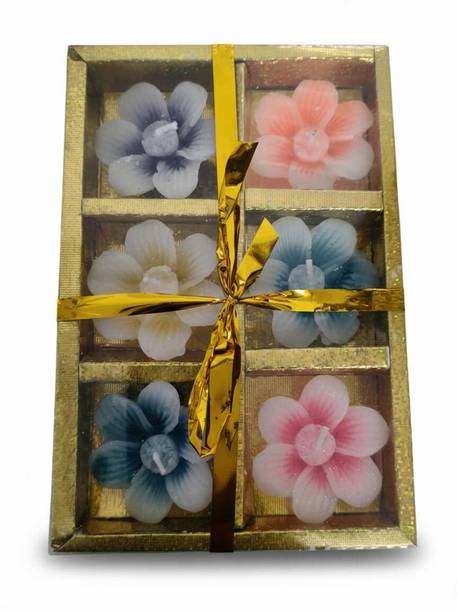Aditya world FLW-CANDLE-6PC Candle