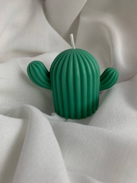 Alsamz Handmade Cactus Candle Aromatherapy Soy Wax Candle - Scented Decor Piece Candle