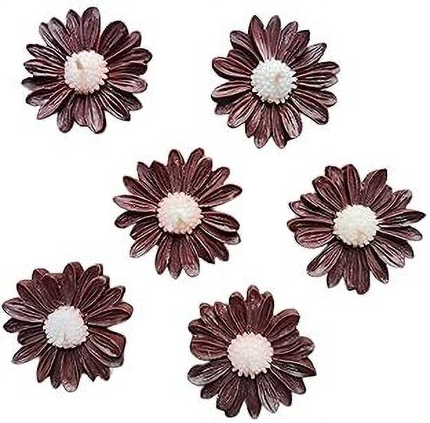 DeepSugandh Set of 6 Daisy Flower Floating Candles for Water Bowl | Multiple Scented Candle