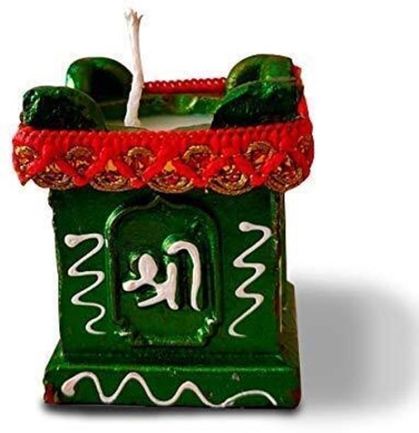 Nexori Diya for Home Diwali Decoration Items Puja,Handmade Earthen Clay Terracotta Ceramic (Pack of 2) Table Diya Set