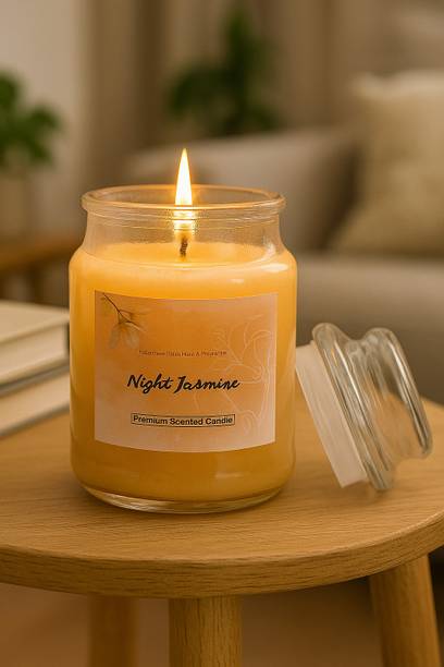 Floish Cookie Jar Scented Candle (100ml, Jasmine) | Premium Fragrance Jar Candle