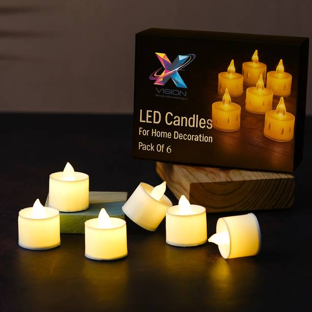 Xvision LED Candle for Festivals & Diwali Decoration Candle