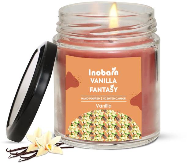 INOBARN Scented Candle Soy Wax Vanilla Fragrance Candles for Home Candle Candle