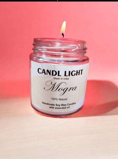 SCENTORA NEW25_Mogra scented jar candle Candle