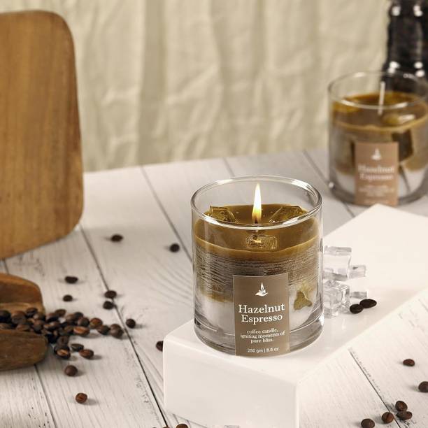 Parkash Candles Premium Scented Coffee Jar Candle 35 Hour Burn Time Home Décor Candle