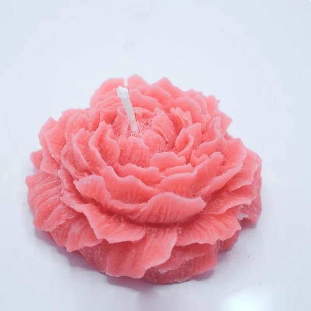 Jai Jalaram Rose Soya Wax Candle Big - Set of 2 Candle