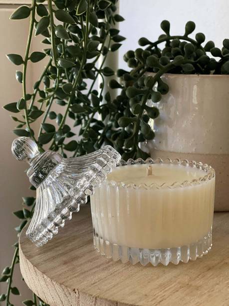 Lavish Mini Crystal Scented Candle Jar For Home Decor, Diwali, Anniversary, Gifting Set Candle