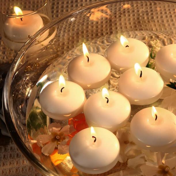 CAVY Decor Floating Nugget Candle with 5 Hr Burning Candle for Diwai & Home Decor Candle
