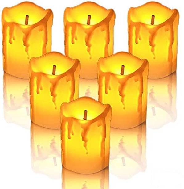 SeaRegal Battery Operated LED Candle Light Diwali Decoration Lights Wall Lighting Diya Decorative Lights for Home Decoration Candle