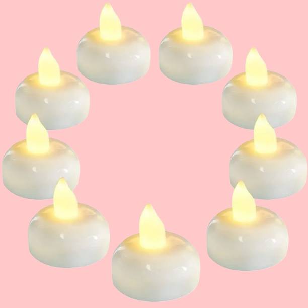 FlyTouch Waterproof Floating LED Candles Flameless Lights for Wedding Poolside Decoration Candle