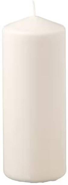 IKEA Digital Shoppy FENOMEN Unscented Pillar Candle, Natural, 19 cm (7 ½ ") Candle