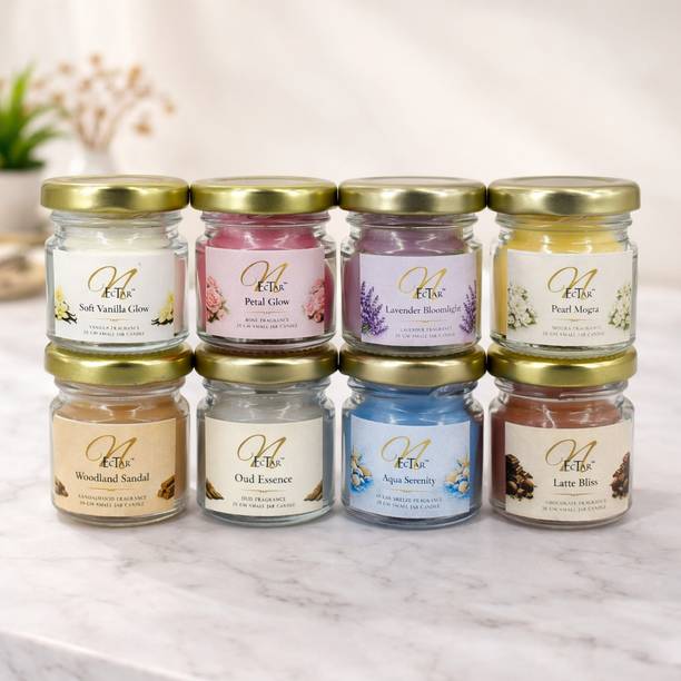 Nectar Mini Scented Jar Candles Gift Set |Fragrance Candle