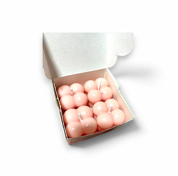 NIRVANA AROMAS Soy Wax Bubble Candle with Rose Scent for Gifting Candle