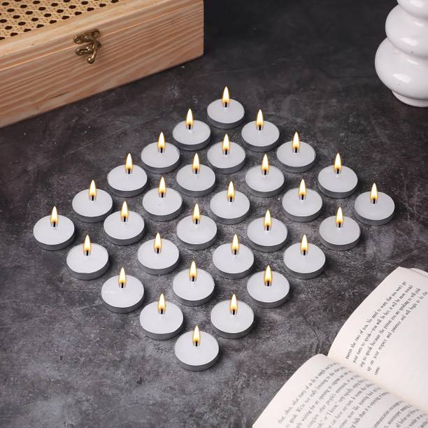 PRIDE STORE Diwali home decor candles Pack of 50 wax candle home decor items decor candle Aluminium (Pack of 50) Table Diya