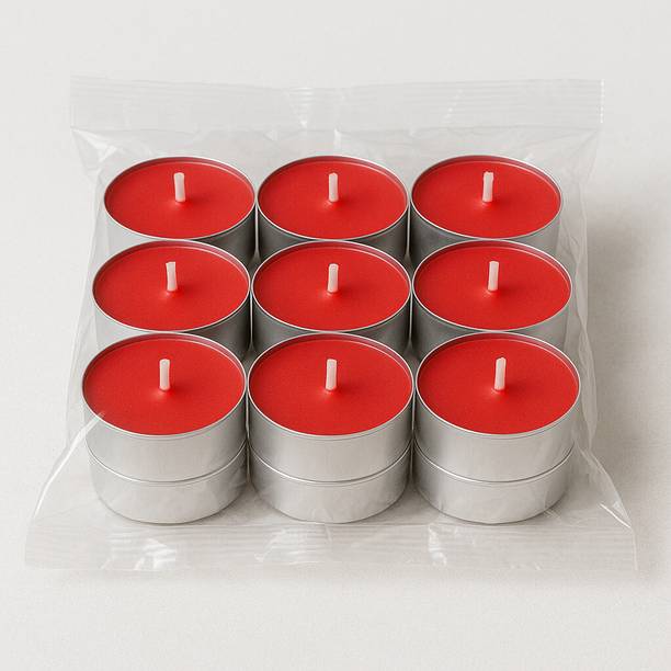Mystique Sparkle Tealight Scented Red Colored T-Lites Candle