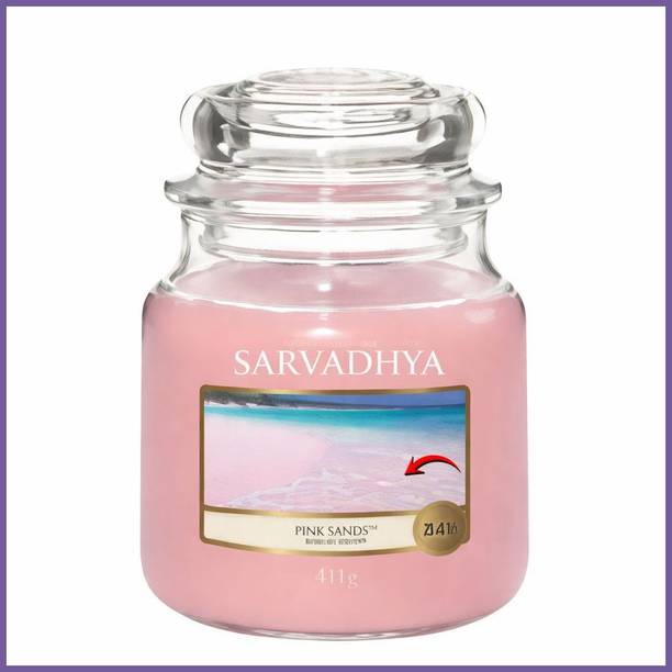 Saanjh Sarvadhya Pink Sands Scented Candle | Candle