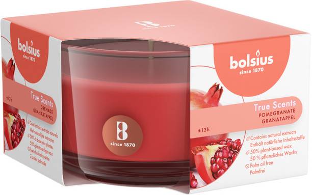 Bolsius Scented candles in a glass 50/80 mm True Scents Candle
