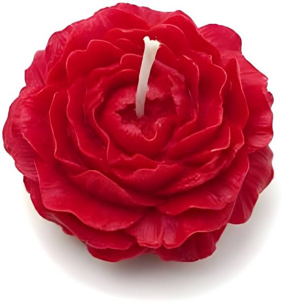 BlissMaa Naturals Soy Wax Scented Rose Flower Candle