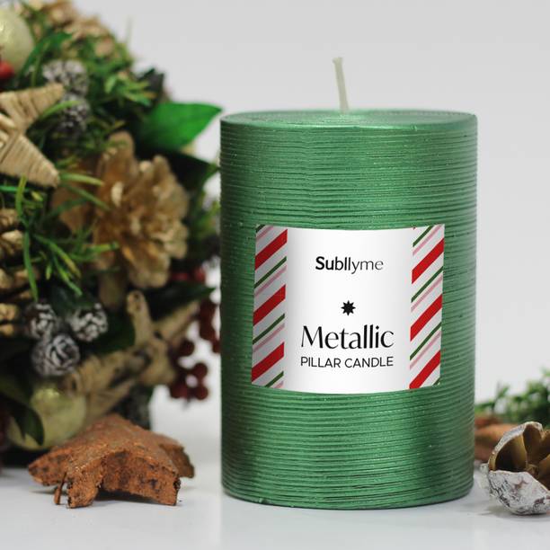 Subllyme Metallic Pillar Candle
