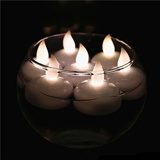 Air Fly Water Floating Led Flickering Candles Tealights Diya for Home Decoration Candle