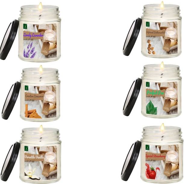 JAINIK Scented Candles Aromatic Fragrance for Gifting & Home With Unique Flavours Candle