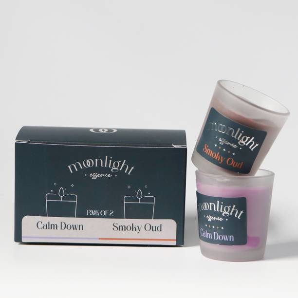 Moonlight Essence Lavender & Smoky Oud, Best Gifts, Scented candles, Home décor, 20 hours each Candle