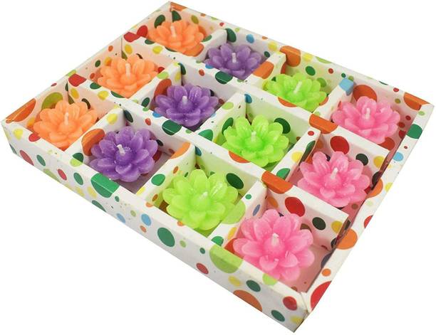 DecorArt Decor Art Lotus Floating, Flower Shape Tealight Candles, Diwali, Home Decoration Candle