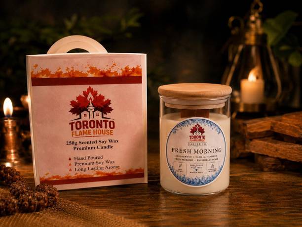 Toronto Flame House Fresh Morning Scented Candle