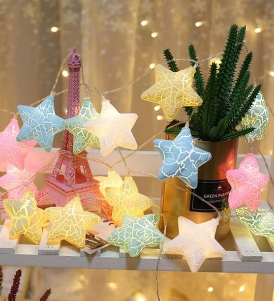 xenith 14 LEDs 3.5 m Multicolor Steady Star Rice Lights