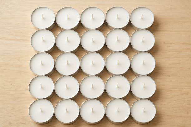 DREMATICAL Unscented TeaLight Candles| 1 Hour Burn Time| Ideal for Home Decor, Festival. Candle