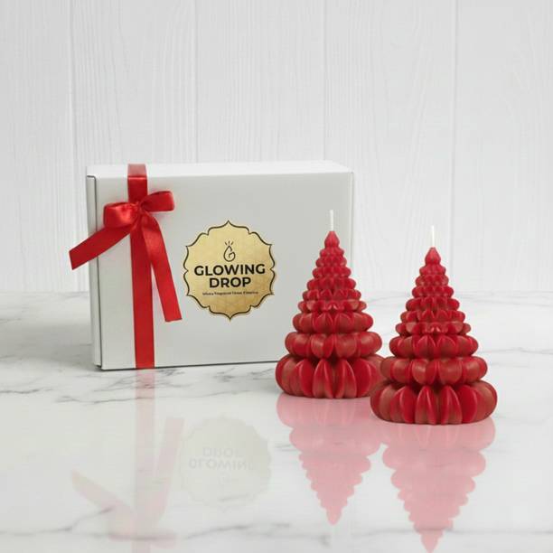 Glowing Drop Handmade Soy Wax Christmas Tree Candle | Soy Wax | Home Decor Candle