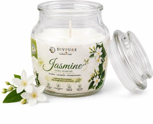 Divpure Scented Big Jar Candle | Natural Wax Candle for Home Decor & Gifting Candle