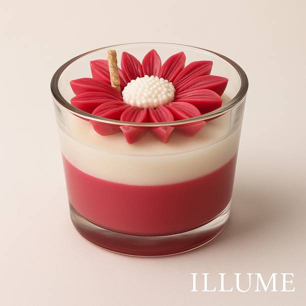 illume Red Peony Candle Strawberry Fragrance Ideal for Home Decor and Gifting Candle