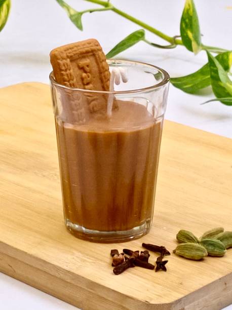 Shridhar Premium Handmade Chai Biscuit-Candles for Home Décor, Gifting,Scented Candle Candle