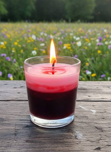devini Glass scented candles Candle