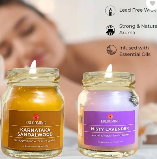 EBLOOMING Scented Candles for Gifting & Home Candle