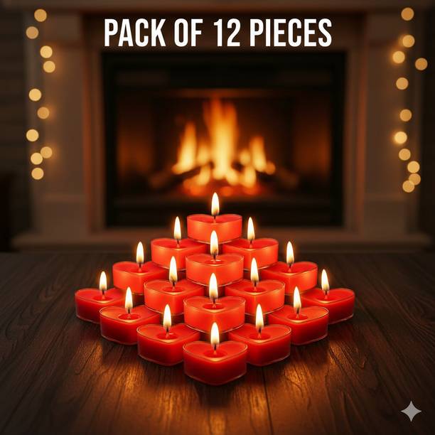 Mahasu Heart Shaped Tea Light Candles Candle