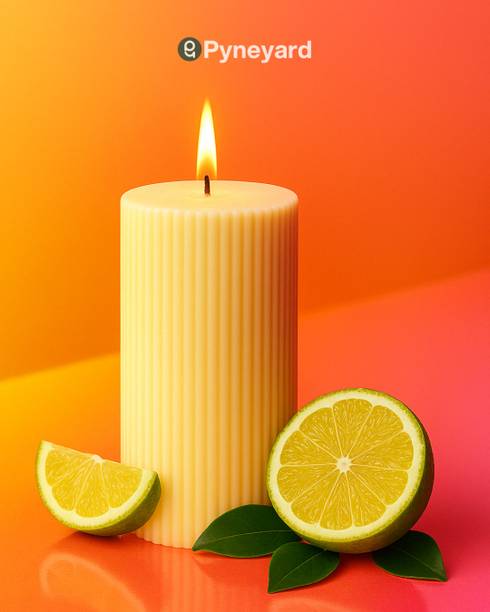 Pyneyard Boss Babe Bergamot Scented Pillar Candle Candle