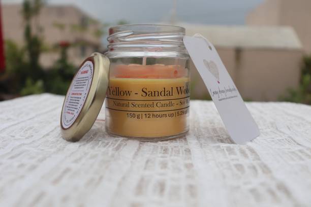 lovey dovey handmade Scented Candle -Sandal Wood Candle