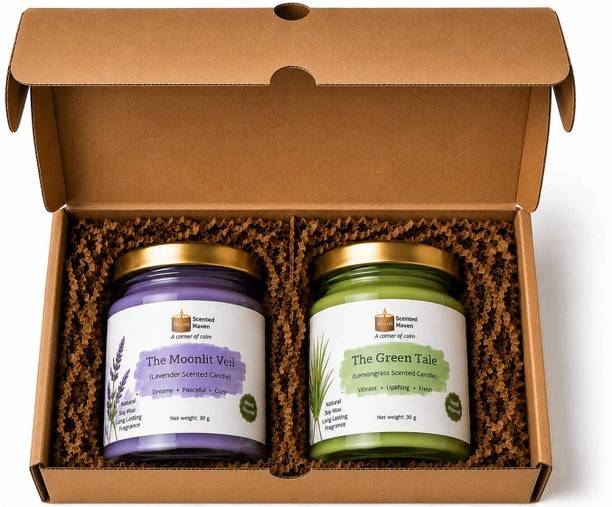 ScentedHaven The Moonlit Veil, The Green Tale Scented Candle
