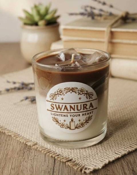 Swanura ICED COFFEE LATTE SCENTED CANDLE-200ML Candle