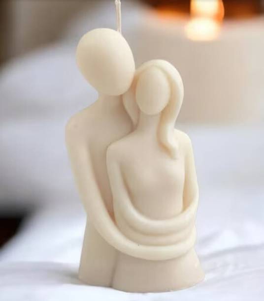 Alsamz Handmade Couple Scented Candle Soy Wax Candle - Scented Decor Piece Candle