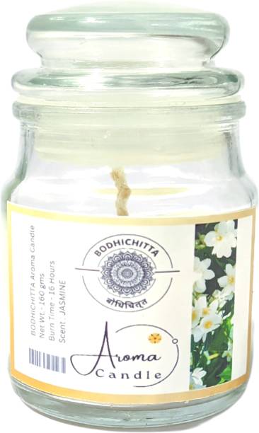 Bodhichitta Jasmine Scented Aroma Candle Pure Soy Wax Candle