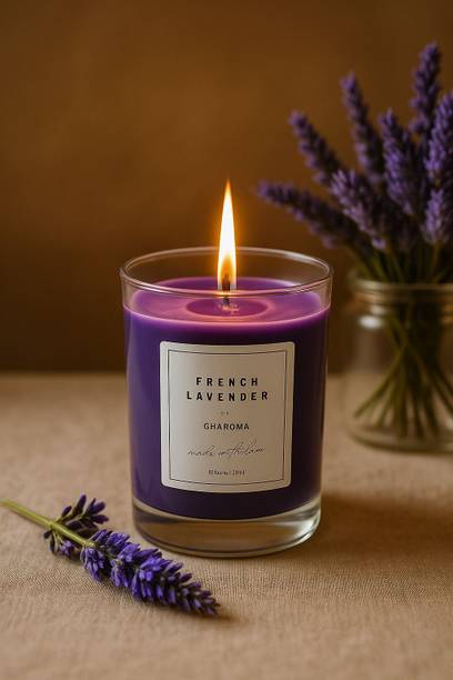 Ghanika Enterprises French Lavender Candle Candle